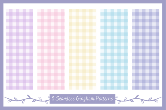 Download Cute Gingham Patterns with Pastel Colors - Pastel colors Collection