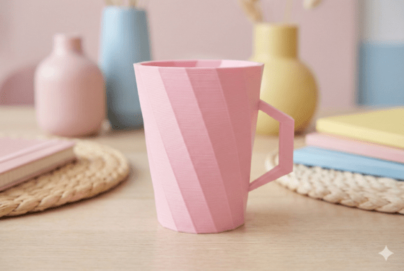 Download Modern Geometric Twist Mug Design - Modern Collection