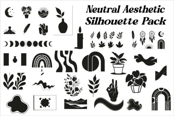 Download Modern Neutral Aesthetic Silhouettes - Modern Collection